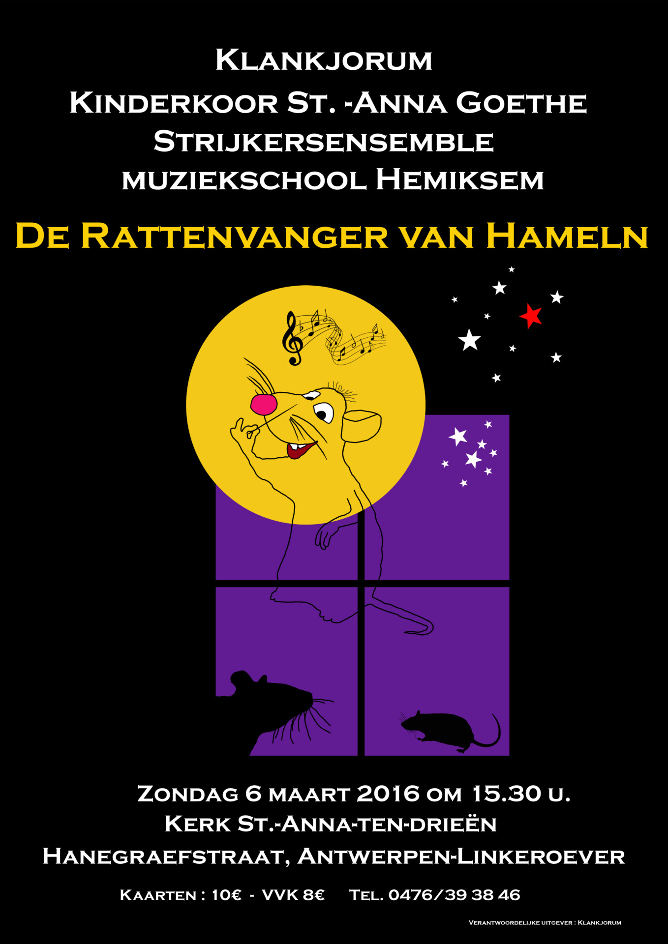Rattenvanger van Hameln    –     6 maart 2016
